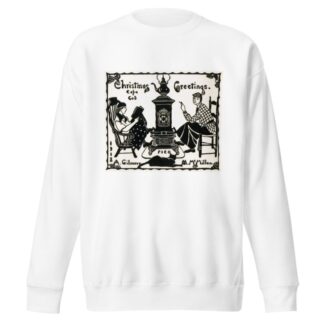 Christmas Greetings 1918 by Mildred McMillen Sweatshirt