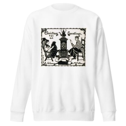 Christmas Greetings 1918 by Mildred McMillen Sweatshirt