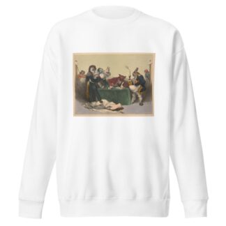 Conference in London by Honoré Daumier Sweatshirt