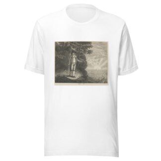Fable XXXIX. The Man and the Flea by John Wootton T-Shirt