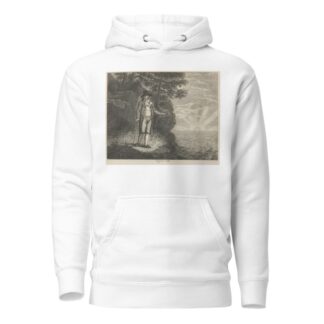 Fable XXXIX. The Man and the Flea by John Wootton Hoodie
