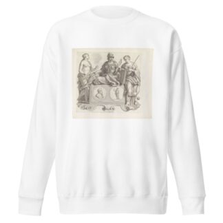 Portret van Nicolo Barbarigo en de personificaties van Welsprekendheid, Waarheid en Waakzaamheid by Robert van Audenaerde Sweatshirt