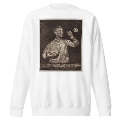 The Boy with soap bubbles by Édouard Manet Sweatshirt