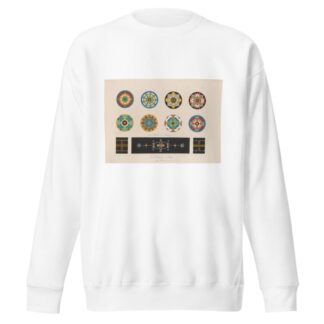 Ornamente aller klassischen Kunst-Epochen nach den Originalien in ihren eigenthümlichen Farben Pl.090 by Wilhelm Zahn Sweatshirt