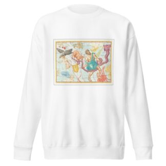 Ophiuchus seu Serpentarius… Coelum Stellatum by Johann Elert Bode Sweatshirt