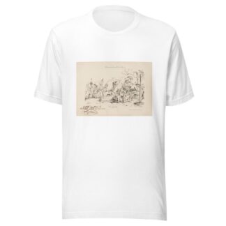 Chasse nationale sur les terres royales. L’ex-et lent Roi by Pierre Langlumé T-Shirt
