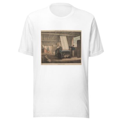 Progress of Cotton; #12 Printing by James Richard Barfoot T-Shirt