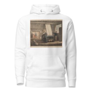 Progress of Cotton; #12 Printing by James Richard Barfoot Hoodie