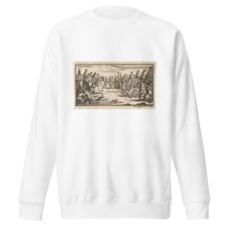 Breaking the Legs by William Hogarth Sweatshirt