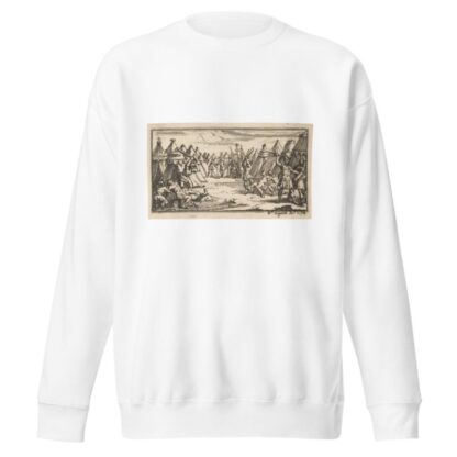 Breaking the Legs by William Hogarth Sweatshirt