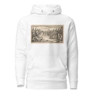 Breaking the Legs by William Hogarth Hoodie