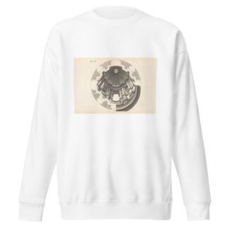 The cupola of the ninetieth figure, with its lights and shades by Andrea Pozzo Sweatshirt