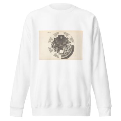 The cupola of the ninetieth figure, with its lights and shades by Andrea Pozzo Sweatshirt