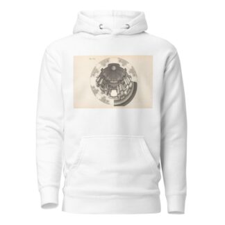 The cupola of the ninetieth figure, with its lights and shades by Andrea Pozzo Hoodie