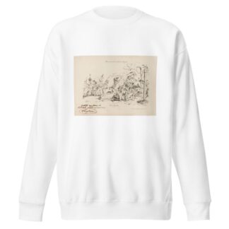 Chasse nationale sur les terres royales. L’ex-et lent Roi by Pierre Langlumé Sweatshirt