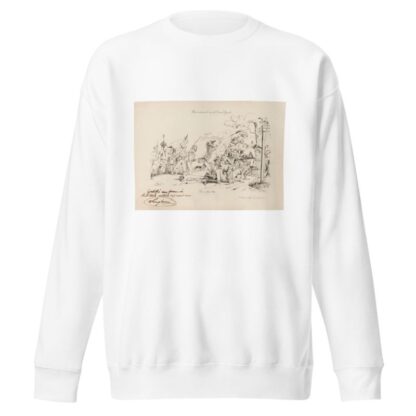 Chasse nationale sur les terres royales. L’ex-et lent Roi by Pierre Langlumé Sweatshirt