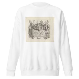 Wapen van de familie Barbarigo en de personificatie van Religie by Robert van Audenaerde Sweatshirt