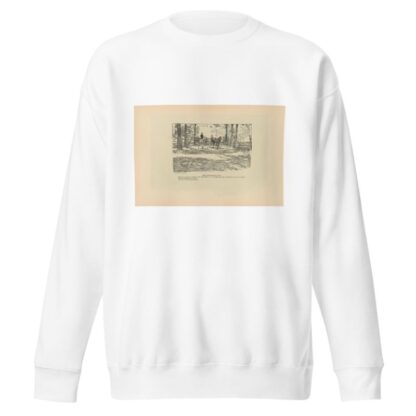 Her tremendous fear by Charles Dana Gibson Sweatshirt