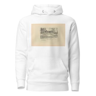 Her tremendous fear by Charles Dana Gibson Hoodie