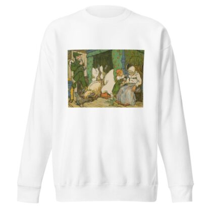 Little Red Riding Hood saved by the huntsman by Arpád Schmidhammer Sweatshirt