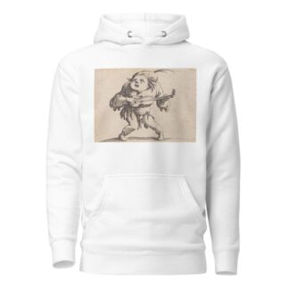 Le bancal jouant de la guitar by Jacques Callot Hoodie