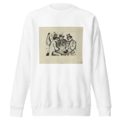 On est mieux ici qu’en face by Fernand Louis Gottlob Sweatshirt