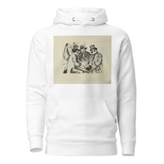 On est mieux ici qu’en face by Fernand Louis Gottlob Hoodie