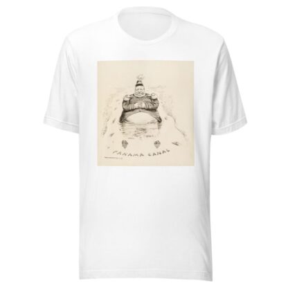 Secretary of War William Howard Taft sits in the Panama Canal. by William Henry Walker T-Shirt