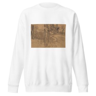 Allegorische voorstelling met figuren en een pauw in een tuin by Karel de Nerée tot Babberich Sweatshirt