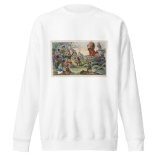 The threatened revolt in the jungle by John Samuel Pughe Sweatshirt