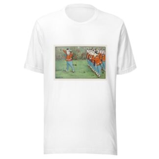 Ere long their captain shouted; ‘March!’ by Peter Newell T-Shirt