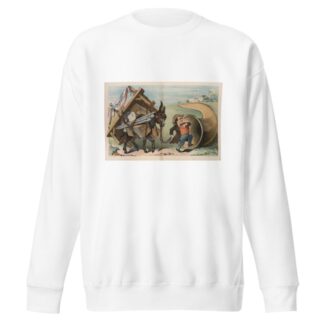 A hard game of ‘follow your leader’ by Udo Keppler Sweatshirt