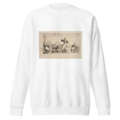 Convention of the Husband Reform Club by William Henry Walker Sweatshirt