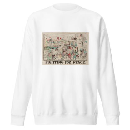 Fighting for Peace by Carey Cartoon Service Sweatshirt
