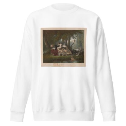 Les biches au bois by Claude Regnier Sweatshirt