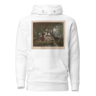 Les biches au bois by Claude Regnier Hoodie