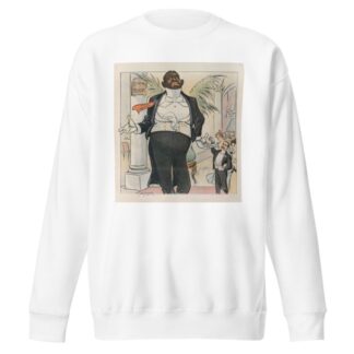 The summer version of ‘Pay! Pay!! Pay!!!’ by Louis Dalrymple Sweatshirt
