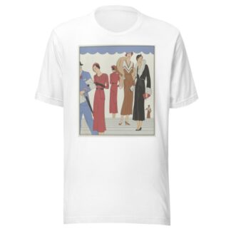 Art – Goût – Beauté, Feuillets de l’ élégance féminine, Novembre 1931, No. 135, 12e Année, p. 20 by Anonymous T-Shirt