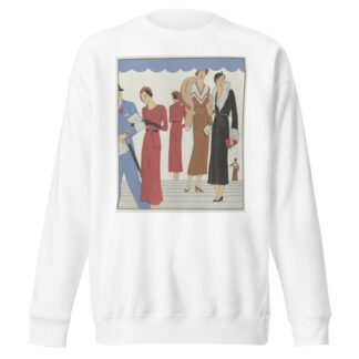 Art – Goût – Beauté, Feuillets de l’ élégance féminine, Novembre 1931, No. 135, 12e Année, p. 20 by Anonymous Sweatshirt