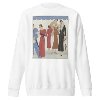 Art – Goût – Beauté, Feuillets de l’ élégance féminine, Novembre 1931, No. 135, 12e Année, p. 20 by Anonymous Sweatshirt