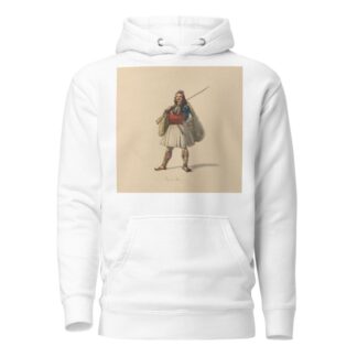 Sketches of costume Pl.010 by John Richard Coke Smyth Hoodie