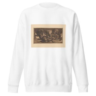Löwenkampf by Albert Welti Sweatshirt