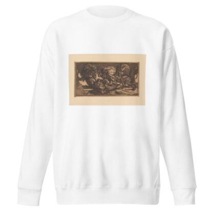 Löwenkampf by Albert Welti Sweatshirt