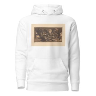 Löwenkampf by Albert Welti Hoodie