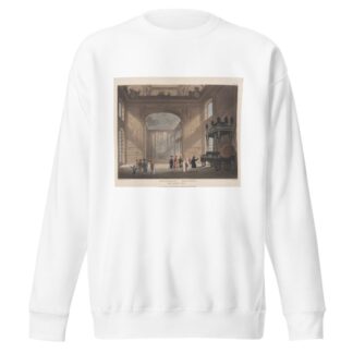 Greenwich Hospital, The Painted Hall by Thomas Rowlandson Sweatshirt