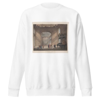 Greenwich Hospital, The Painted Hall by Thomas Rowlandson Sweatshirt