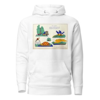 Le lièvre et la tortue by Marie-Louise Pinel Hoodie