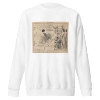 Crinoline parasol by Charles Vernier Sweatshirt