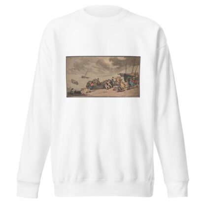 Embarking from Brighthelmstone to Diepp by Thomas Rowlandson Sweatshirt