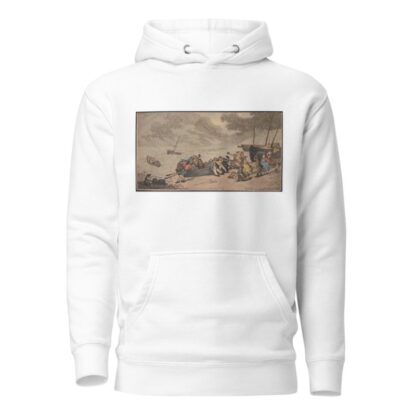 Embarking from Brighthelmstone to Diepp by Thomas Rowlandson Hoodie